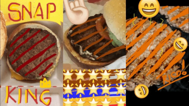Burger King usa Snapchat contra su competencia