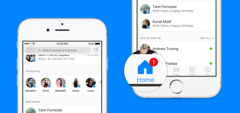 Facebook presenta nuevo diseño para su Messenger