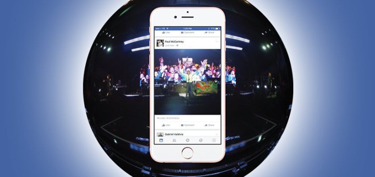 Facebook agrega función para tomar fotos en 360